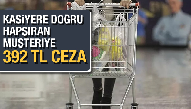 Kasiyere doğru hapşıran müşteriye 392 TL ceza!