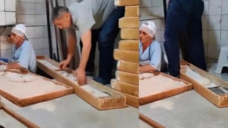 Ekmek fırınında hijyen skandalı!