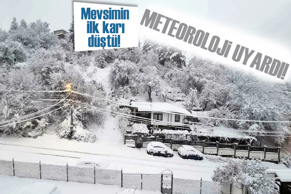Meteoroloji uyarmıştı! İstanbul a mevsimin ilk karı düştü!