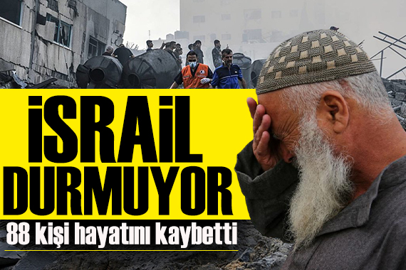 İsrail den Gazze nin kuzeyine saldırı: 88 ölü