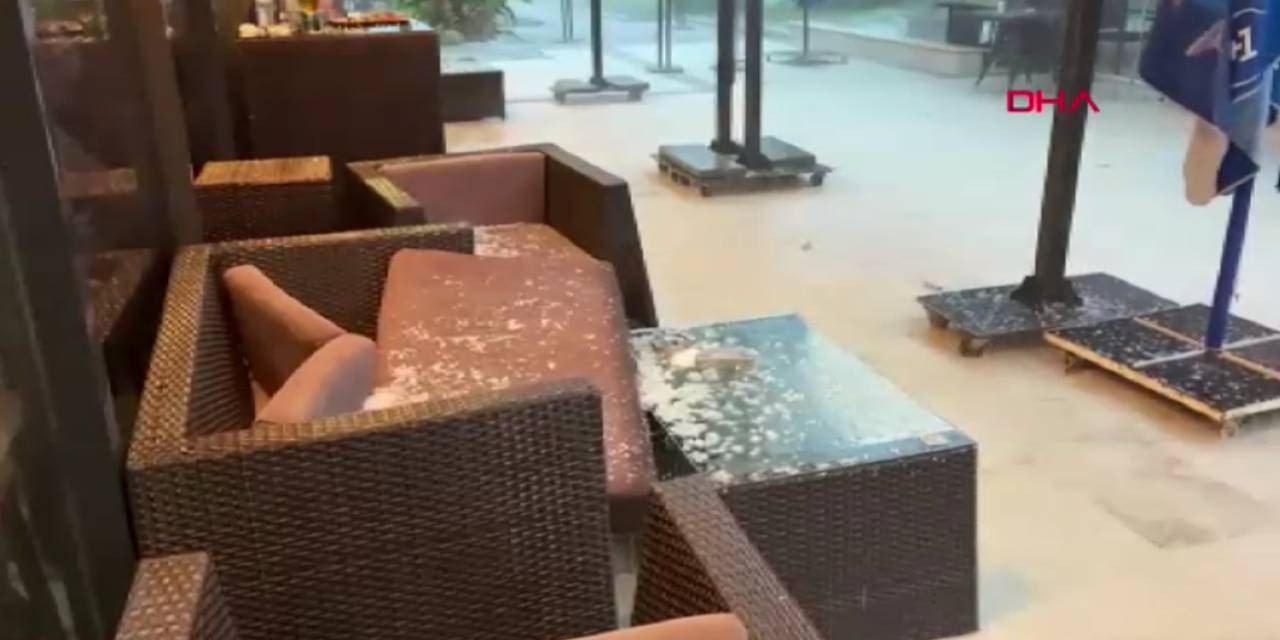 O ilde sağanak ve dolu hayatı felç etti