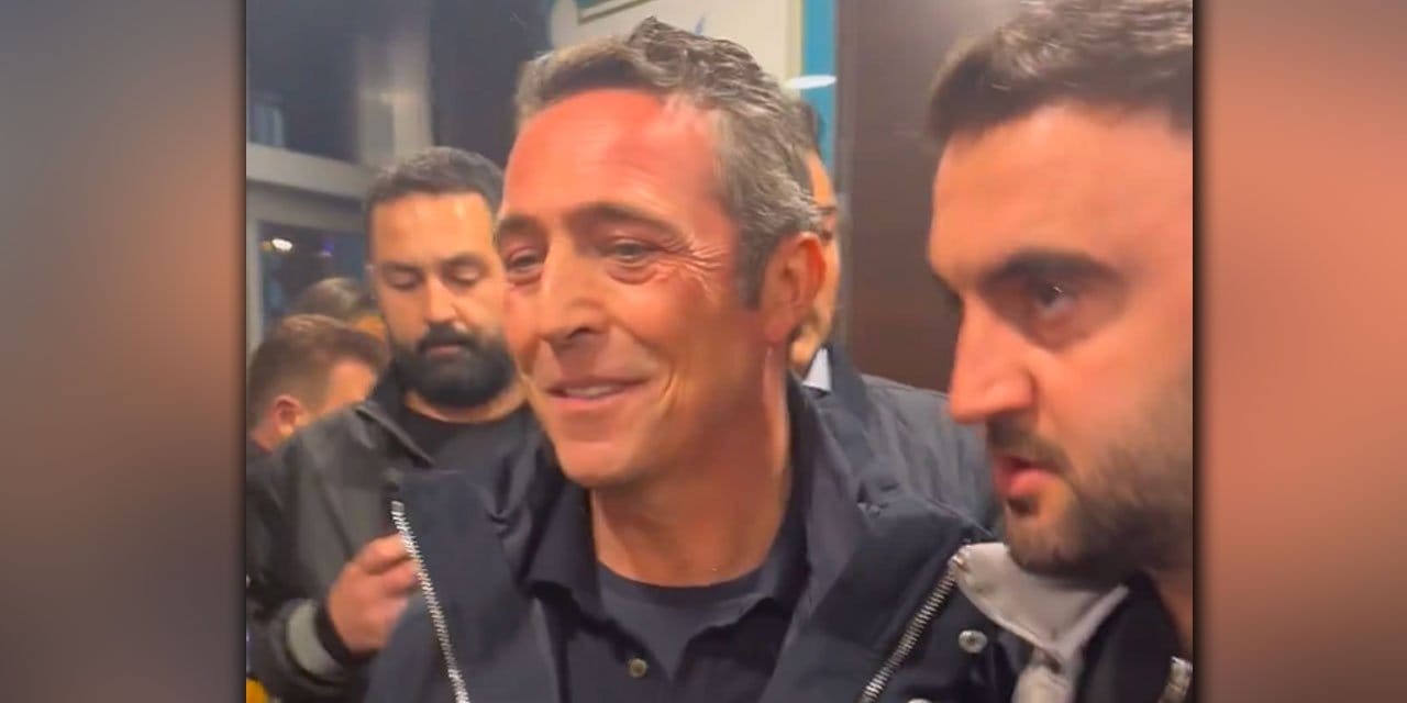 Ali Koç derbiyi izlemeye geldi