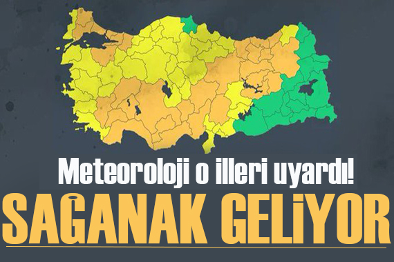 Meteoroloji den o illere kritik uyarı: Sağanak yağışa dikkat!