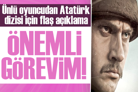 Atatürk dizisinde başroldeydi! Aras Bulut İynemli den flaş açıklama: En önemli görevim...