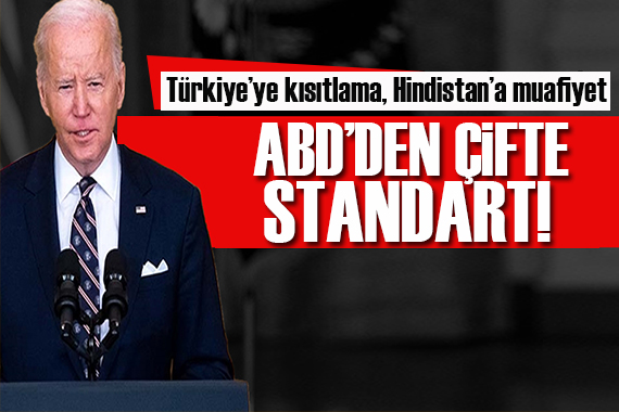 ABD den çifte standart! Türkiye ye kısıtlama...
