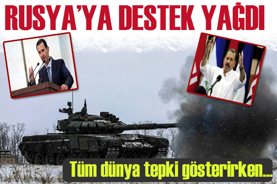 Suriye den Rusya’ya destek mesajı!