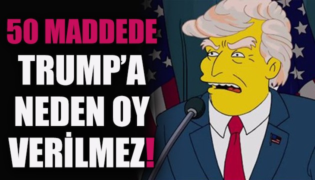 The Simpsons'tan Trump karşıtı bölüm!
