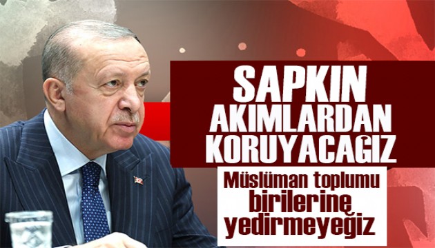 Erdoğan'dan anayasa değişikliği açıklaması: Sapkın akımlardan koruyacağız