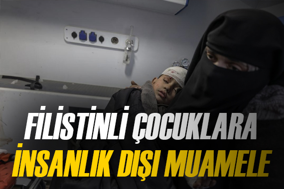  Filistinli kadınlar ve çocuklar insanlık dışı muameleye maruz kalıyor 