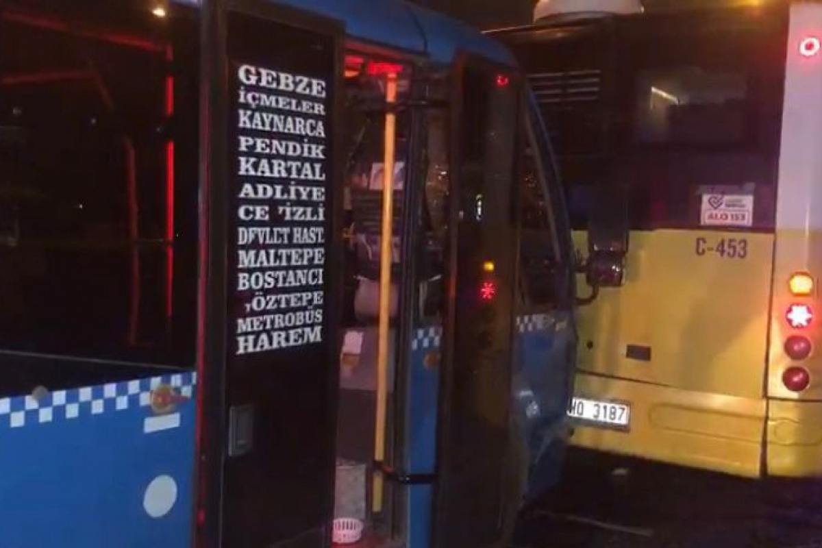İstanbul da  minibüs kazası: 7 yaralı