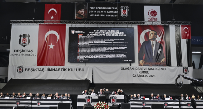 Beşiktaş’ta olağan idari ve mali genel kurul başladı