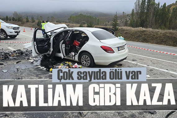 Erzincan da katliam gibi kaza! Çok sayıda ölü var...