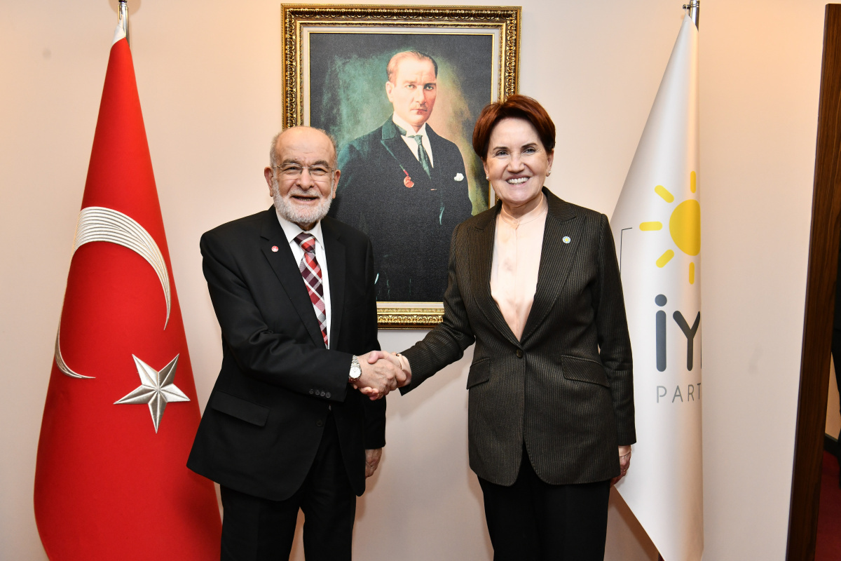 Karamollaoğlu ndan Akşener e ziyaret