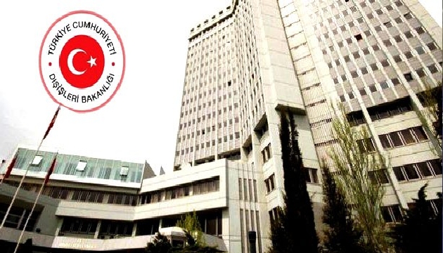 Dışişleri Bakanlığı ndan kınama