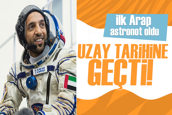 Uzay tarihine geçti! Uzay yürüyüşü yapan ilk Arap astronot oldu