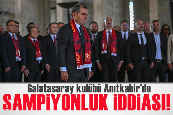 Galatasaray Kulübü Anıtkabir de! Şampiyonluk iddiası