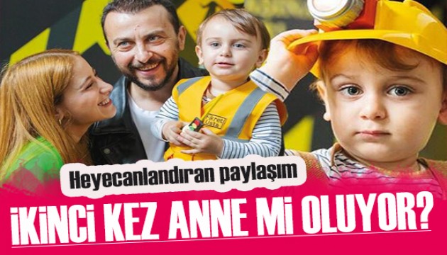 Heyecanlandıran paylaşım! İkinci kez anne mi oluyor?