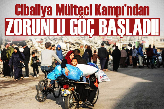 Cibaliya Mülteci Kampı ndan göç başladı