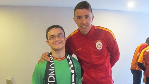Engelli gencin Muslera hayali gerçek oldu