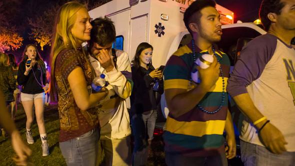 Festivalde korku dolu dakikalar