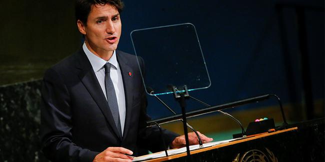 Bir eleştiri de Trudeau dan