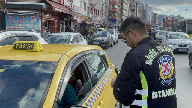 İstanbul da denetimde 13 taksiciye ceza