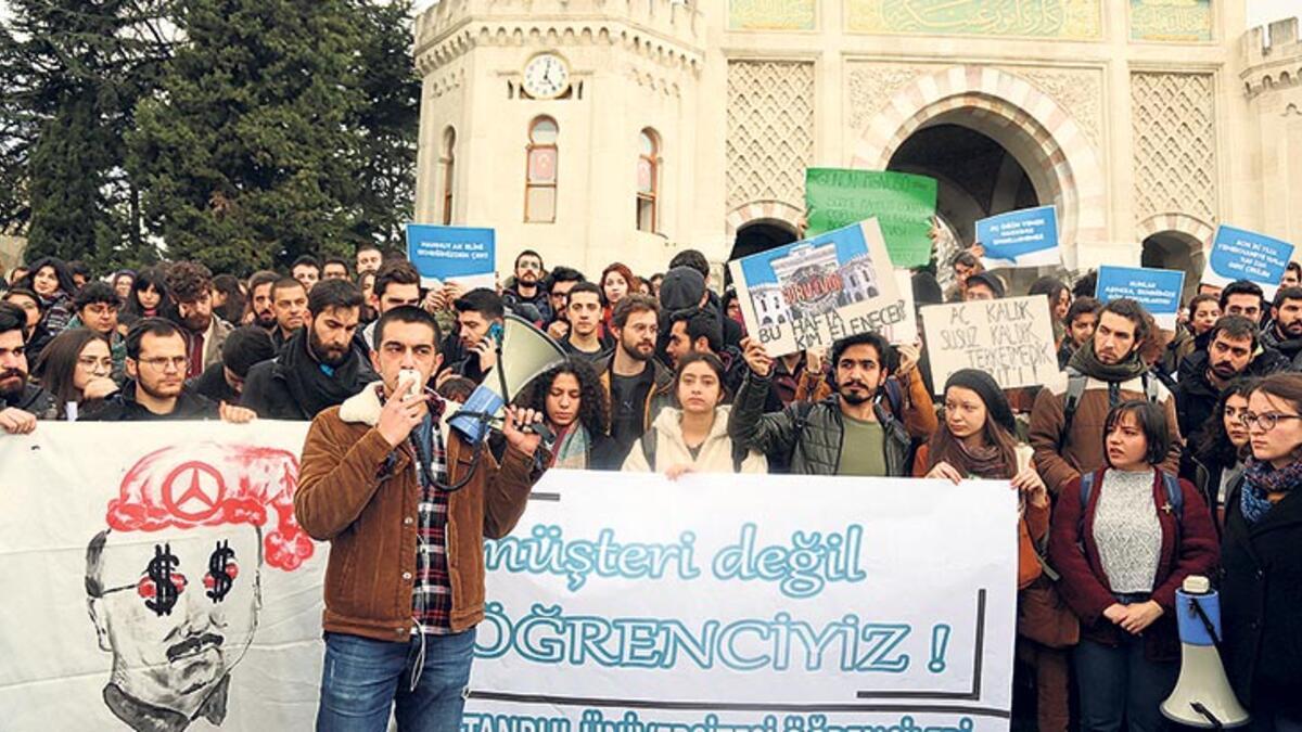 Boğaziçi Üniversitesi’nde dev protesto!