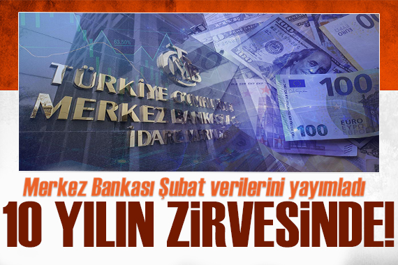 Merkez Bankası açıkladı: Cari açık 10 yılın zirvesinde