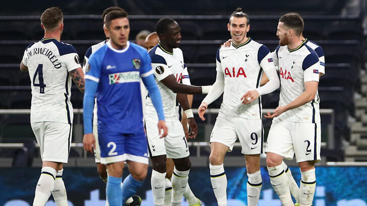 Tottenham, UEFA Avrupa Ligi nde rahat turladı