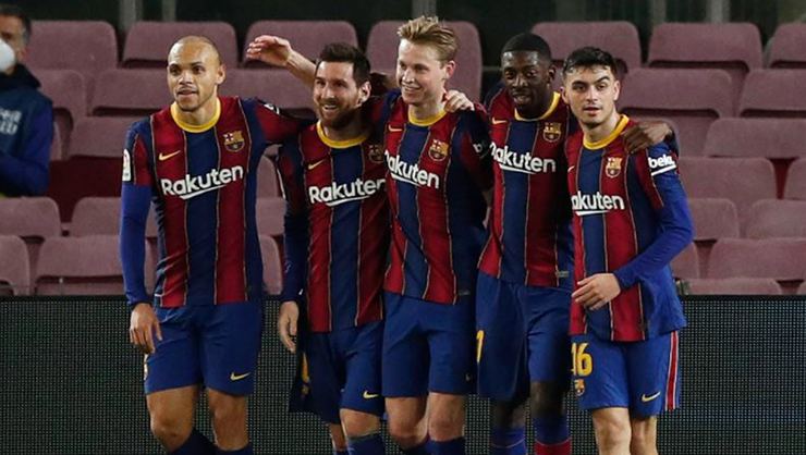 Barcelona, Lionel Messi ile güldü