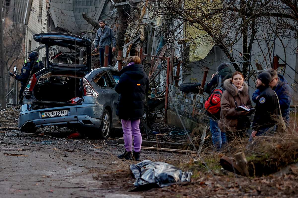 Kiev e hava saldırısı: Ölü ve yaralılar var