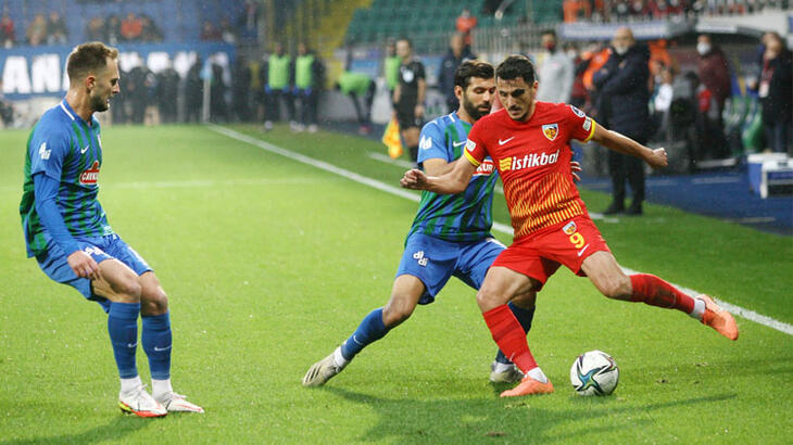 Çaykur Rizespor, Yukatel Kayserispor u tek golle yıktı