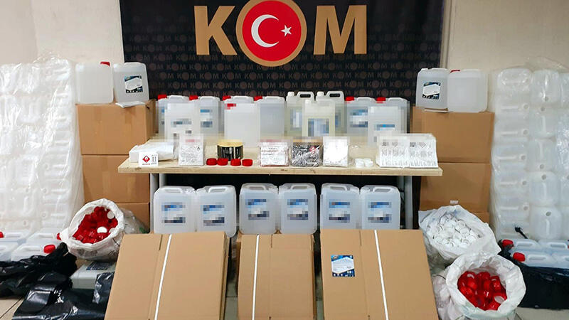 Ankara da operasyon! 5 ton kaçak etil alkol ele geçirildi