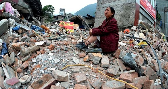 Çin deki depremde can kaybı 90 ı aştı