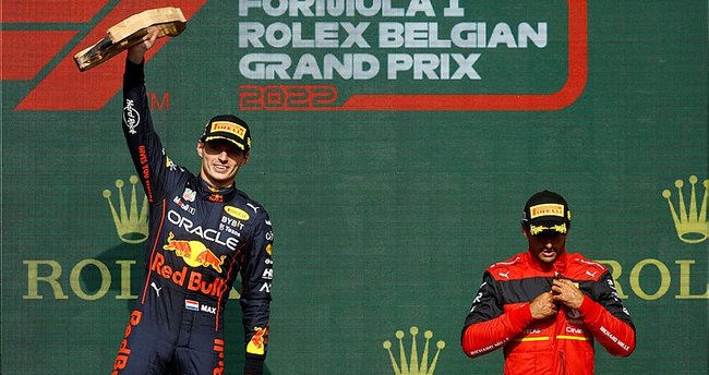 F1 Belçika Grand Prix sini Max Verstappen kazandı