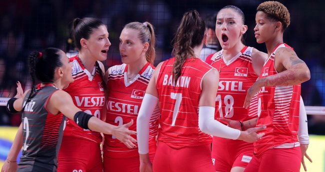 A Milli Kadın Voleybol Takımı, Sırbistan ı 3-1 mağlup etti