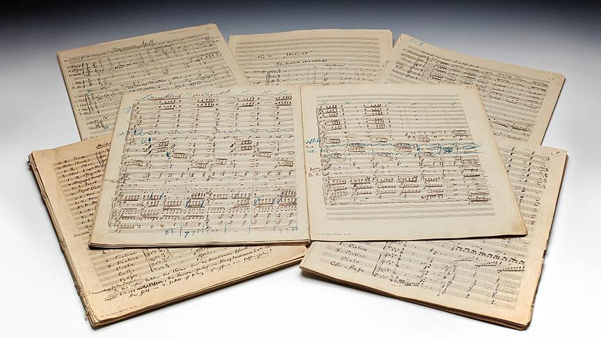 Mahler in el yazımı notalarına rekor fiyat