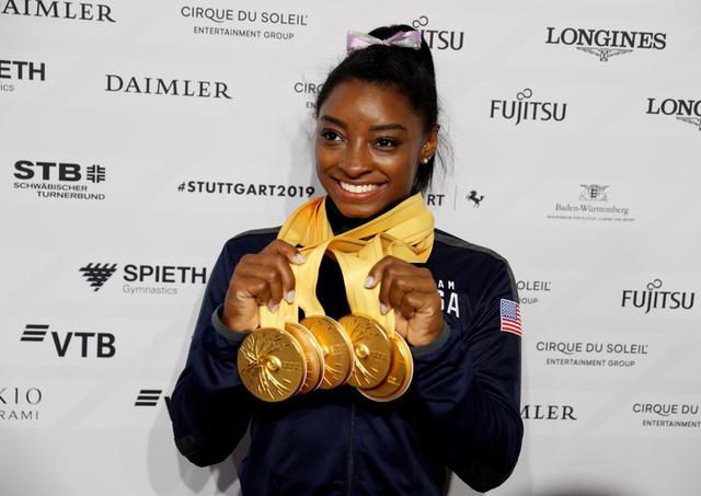 Simone Biles rekoru kırdı