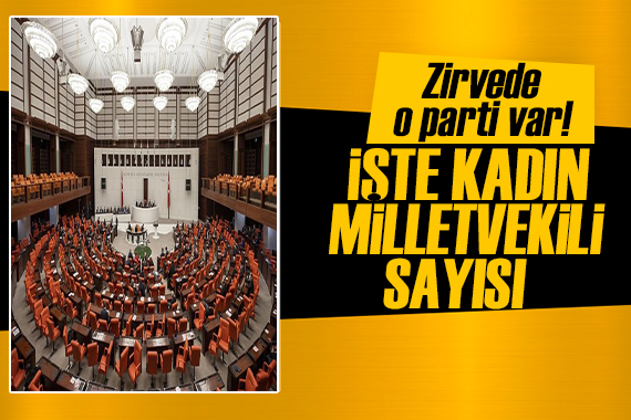 İşte siyasi partilerde kadın milletvekili sayısı: Zirvede o parti var!