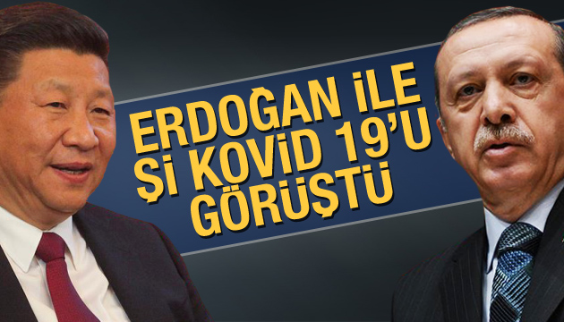 Erdoğan, Şi ile telefonda görüştü