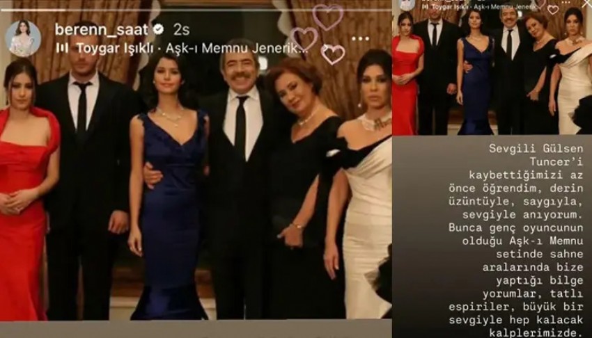Beren Saat'in veda mesajı duygulandırdı!