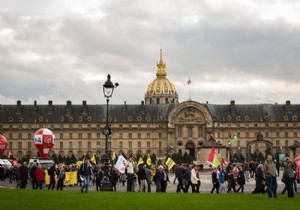 Fransa da  kemer sıkma  protestosu yapıldı!