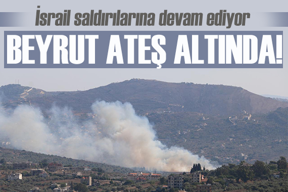 İsrail, ateşkesten sonra ilk defa Beyrut u vurdu!