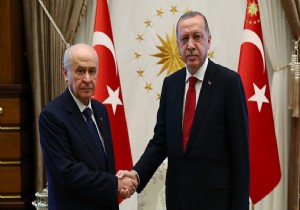 Erdoğan Bahçeli yle görüştü