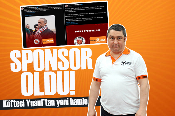 Köfteci Yusuf tan sürpriz hamle! Futbol kulübüne sponsor oldu