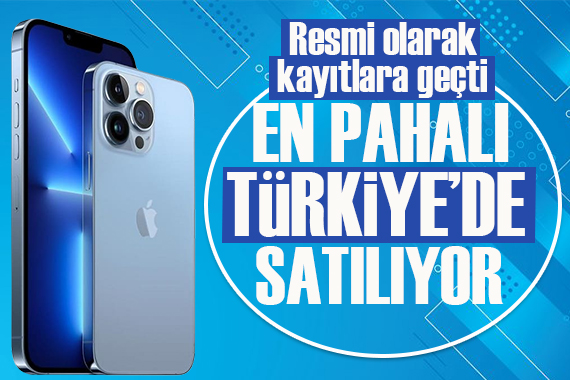 Resmi olarak kayıtlara geçti: En pahalı iPhone Türkiye de satılıyor