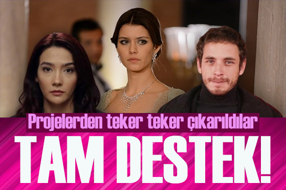 Beren Saat ten oyuncu arkadaşlarına destek!