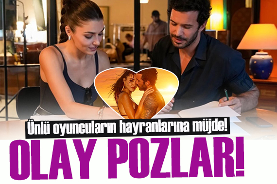 Barış Arduç ile Hande Erçel in filminden ilk fotoğraflar