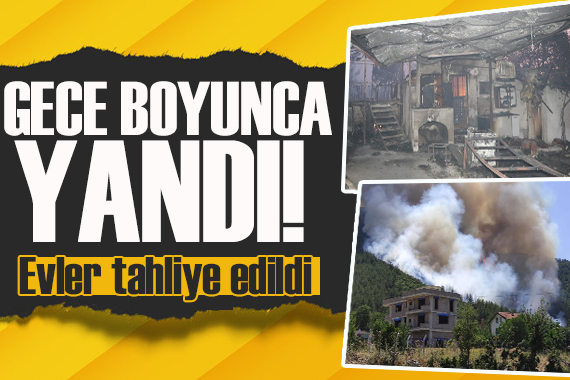Denizli deki orman yangını saatler sonra kontrol altına alındı