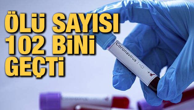 Ölü sayısı 102 bini geçti!